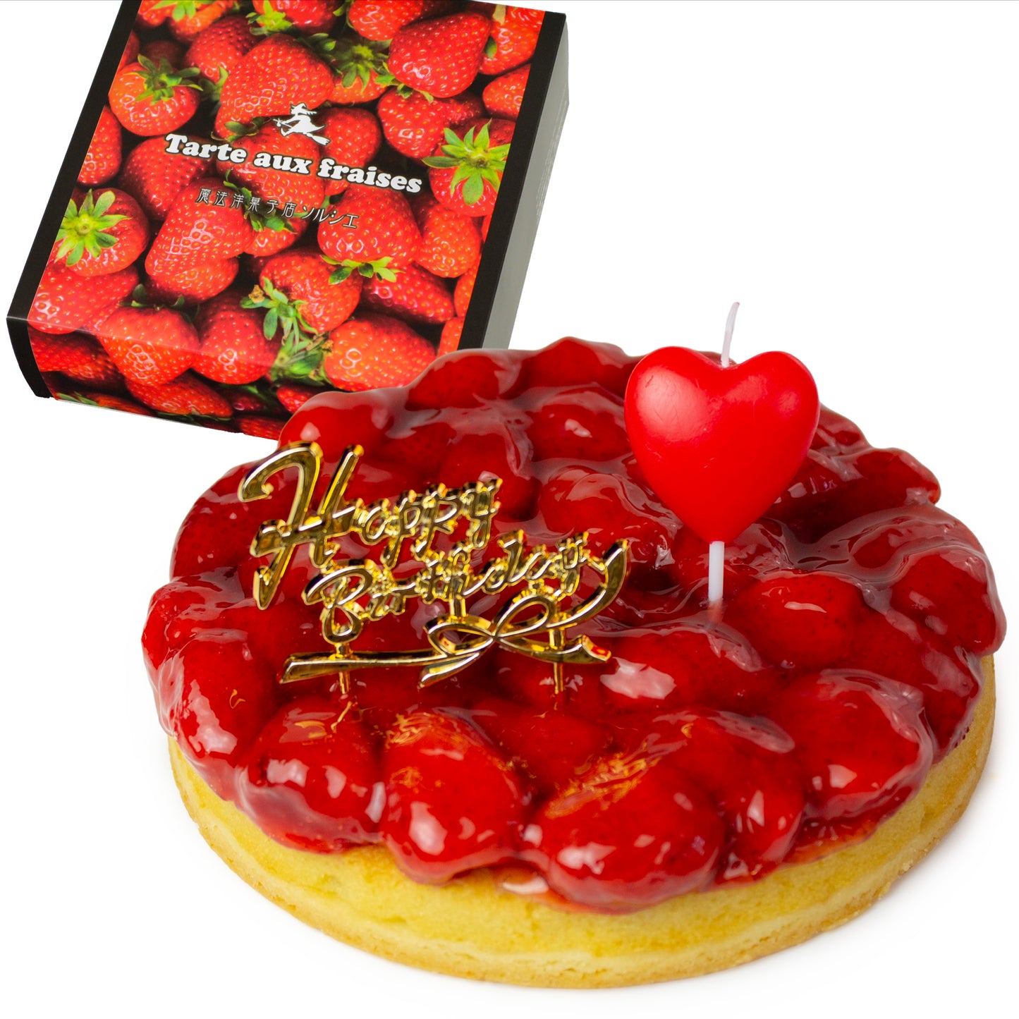 苺のコンポートタルトケーキ