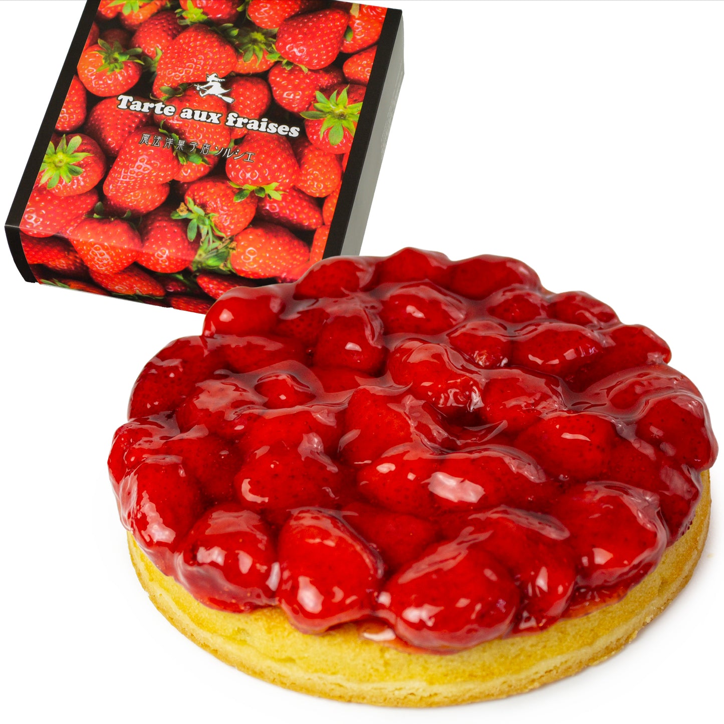 苺のコンポートタルトケーキ