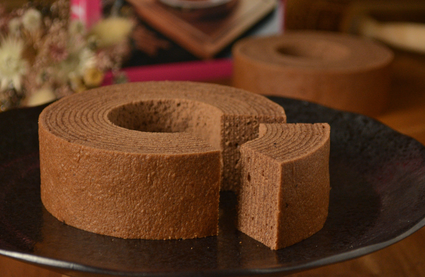 魔女のショコラバームクーヘン S 【直径10cm 高さ4cm】 シュガーコートなし