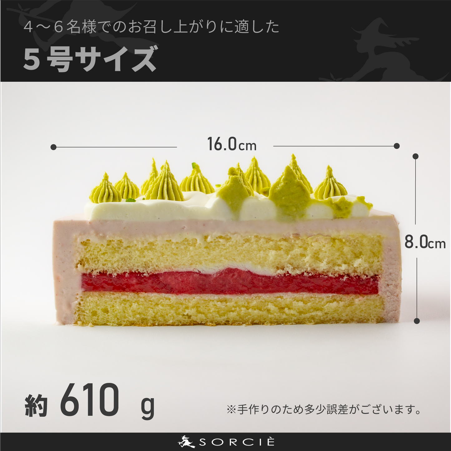 クリスマスケーキ 2025 ピスタチオ&苺クリームデコレーション