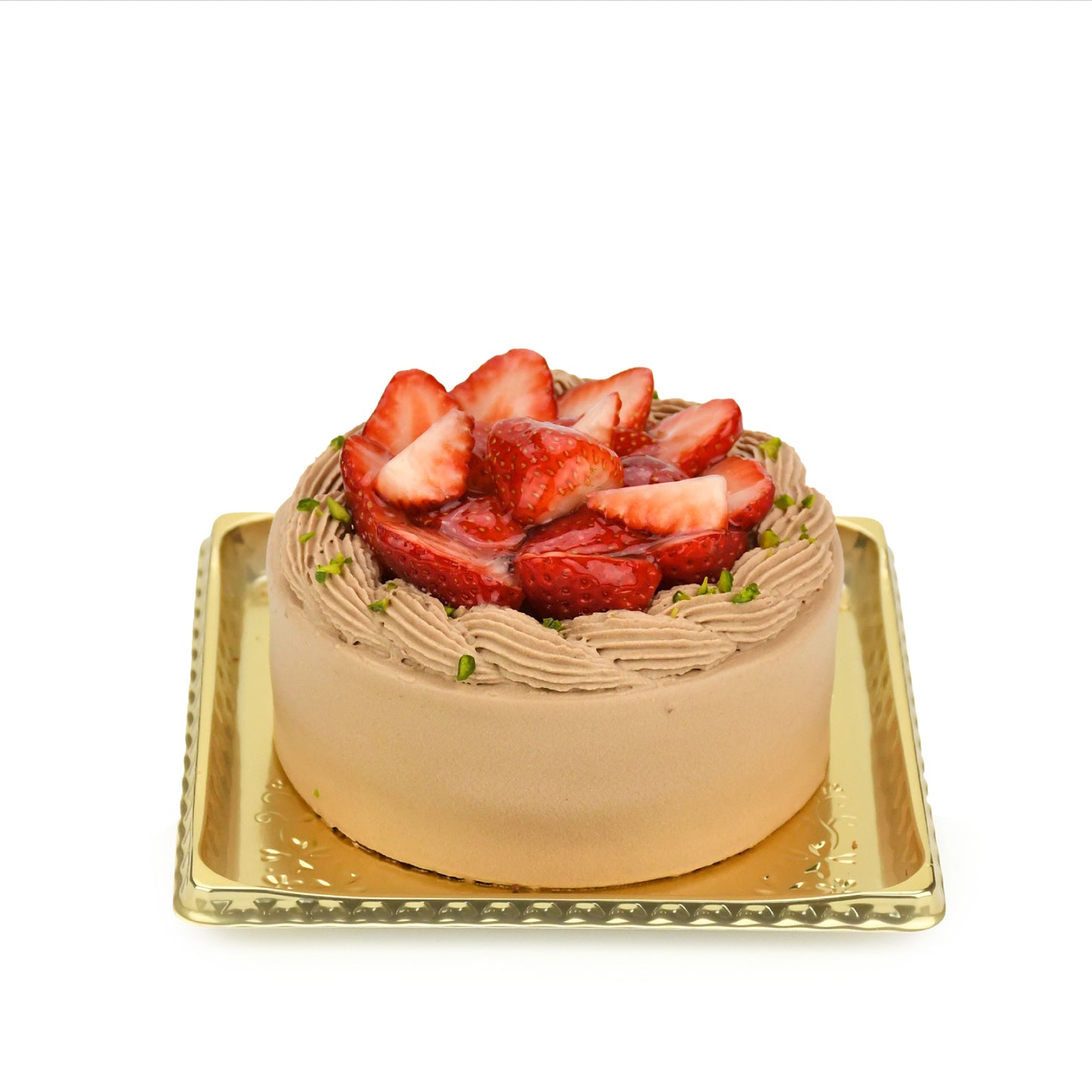 【店舗受取限定】苺デコレーションケーキ(チョコ)