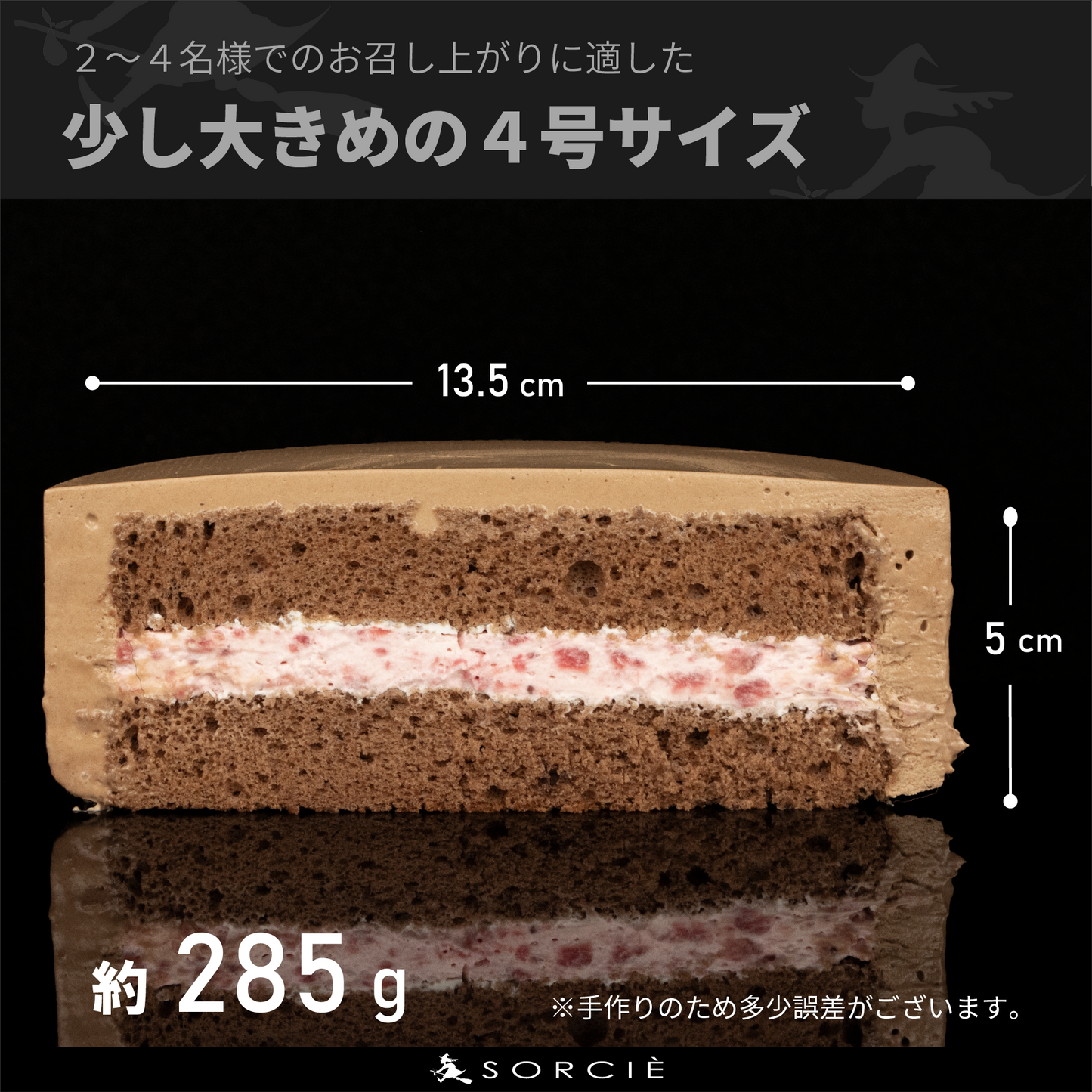 デコるだケーキ(簡単手作りケーキベース) チョコレート