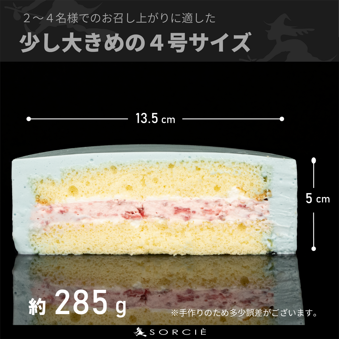 デコるだケーキ(簡単手作りケーキベース) ブルー