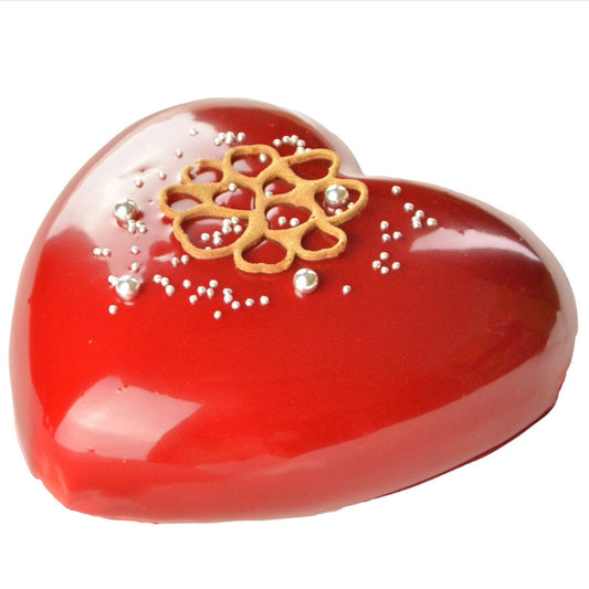 クリスマスケーキ 2025 ハートグラサージュ・ショコラ レッド - 魔法洋菓子店ソルシエ