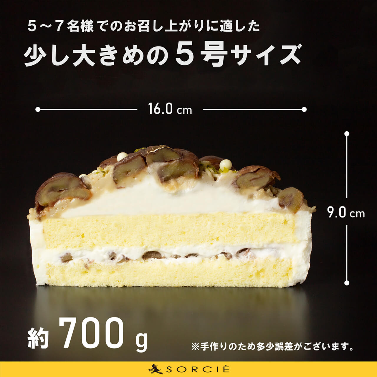 クリスマスケーキ 2025 城川和栗モンブランケーキ