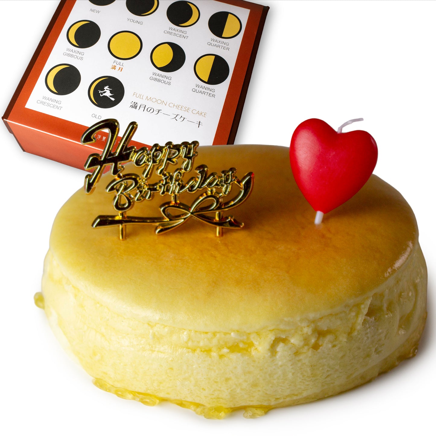 満月のスフレチーズケーキ