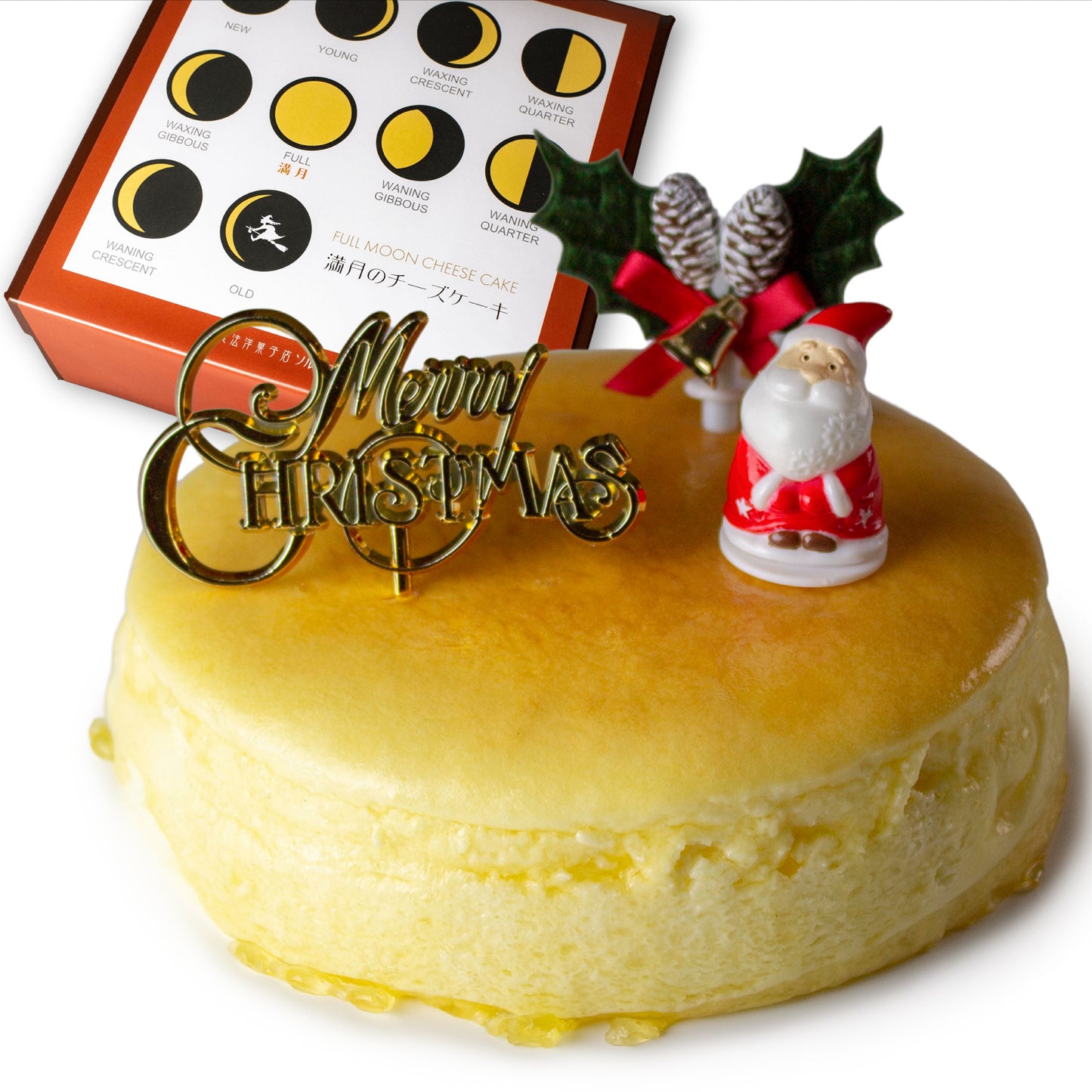 満月のスフレチーズケーキ