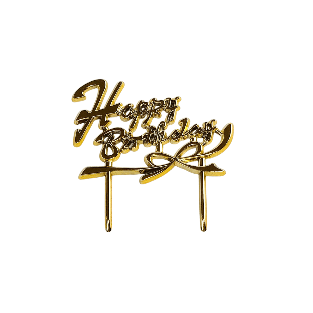 【店舗受取】 ハッピーバースデートッパー ゴールド - 魔法洋菓子店ソルシエ