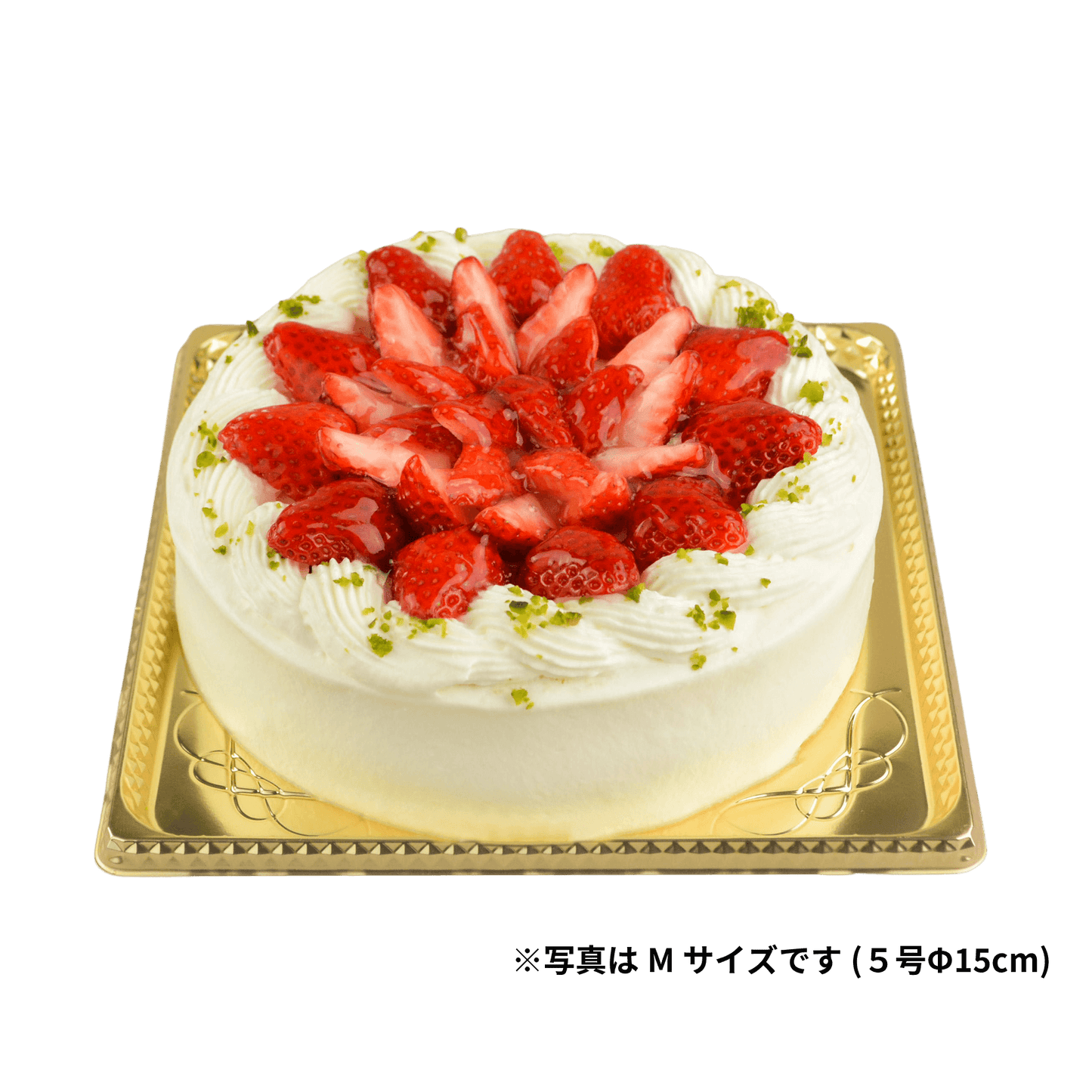 【店舗予約ケーキ】生クリーム苺デコレーション（ホールケーキ お誕生日ケーキ ショートケーキ）SOT-D002 - 魔法洋菓子店ソルシエWEBストア