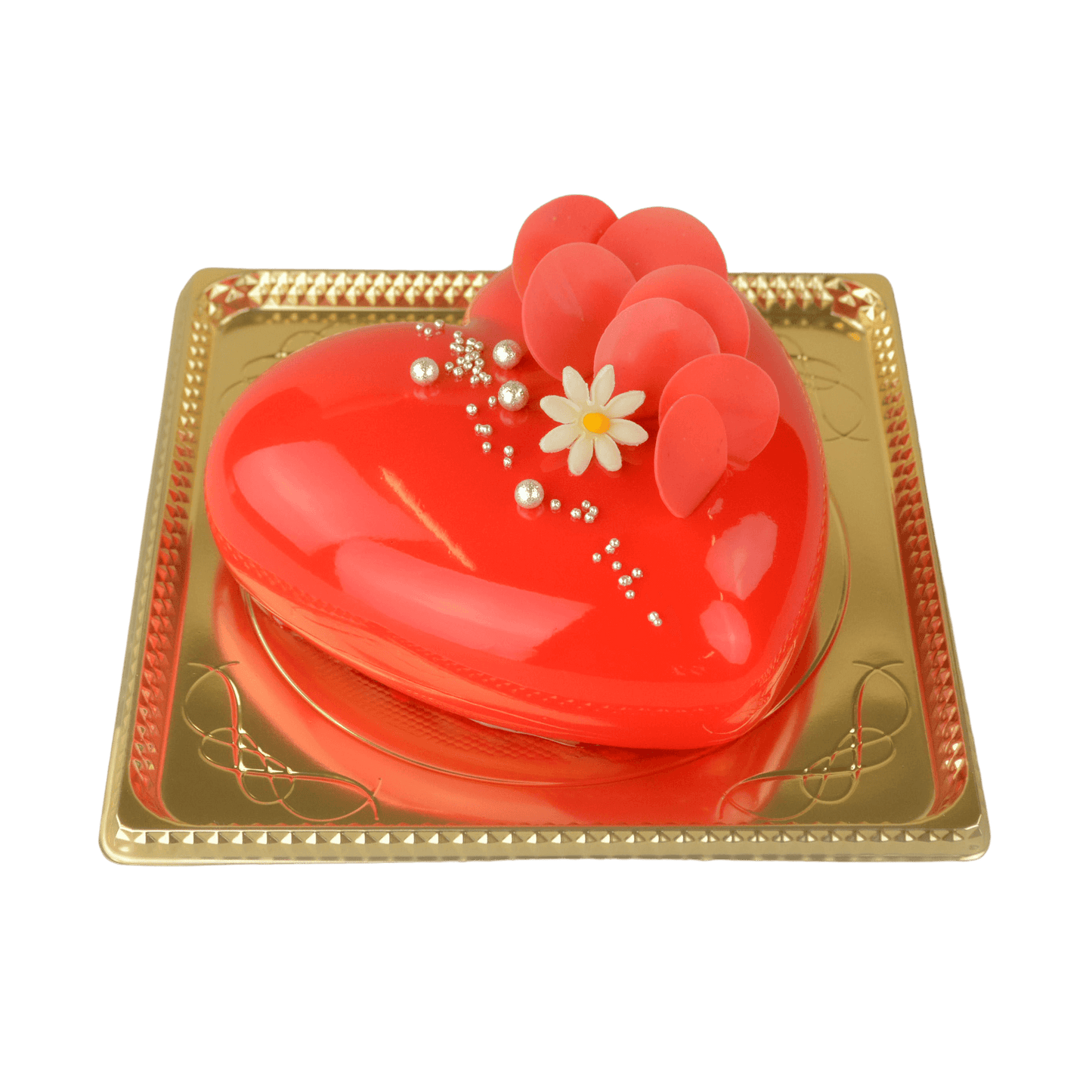 【店舗予約ケーキ】ハートグラサージュ(ムースケーキ )SOT-D006 - 魔法洋菓子店ソルシエWEBストア