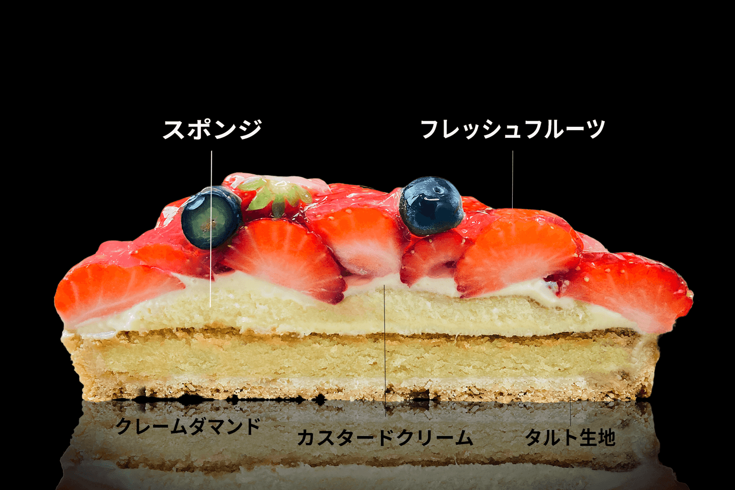 【店舗予約ケーキ】苺たっぷりフレッシュタルト (タルトケーキ )SOT-D008 - 魔法洋菓子店ソルシエWEBストア