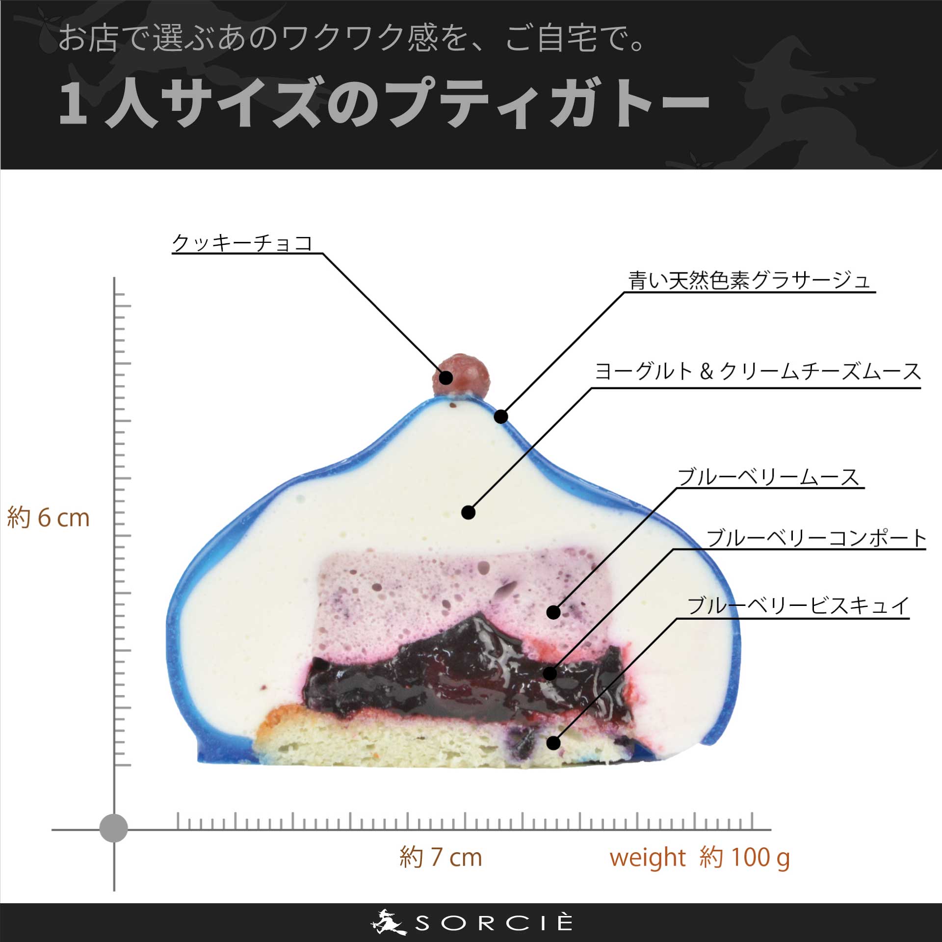 青の転生 | プティガトー（小物ケーキ）