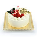 クリスマスケーキ苺ジュレデコレーション 4号