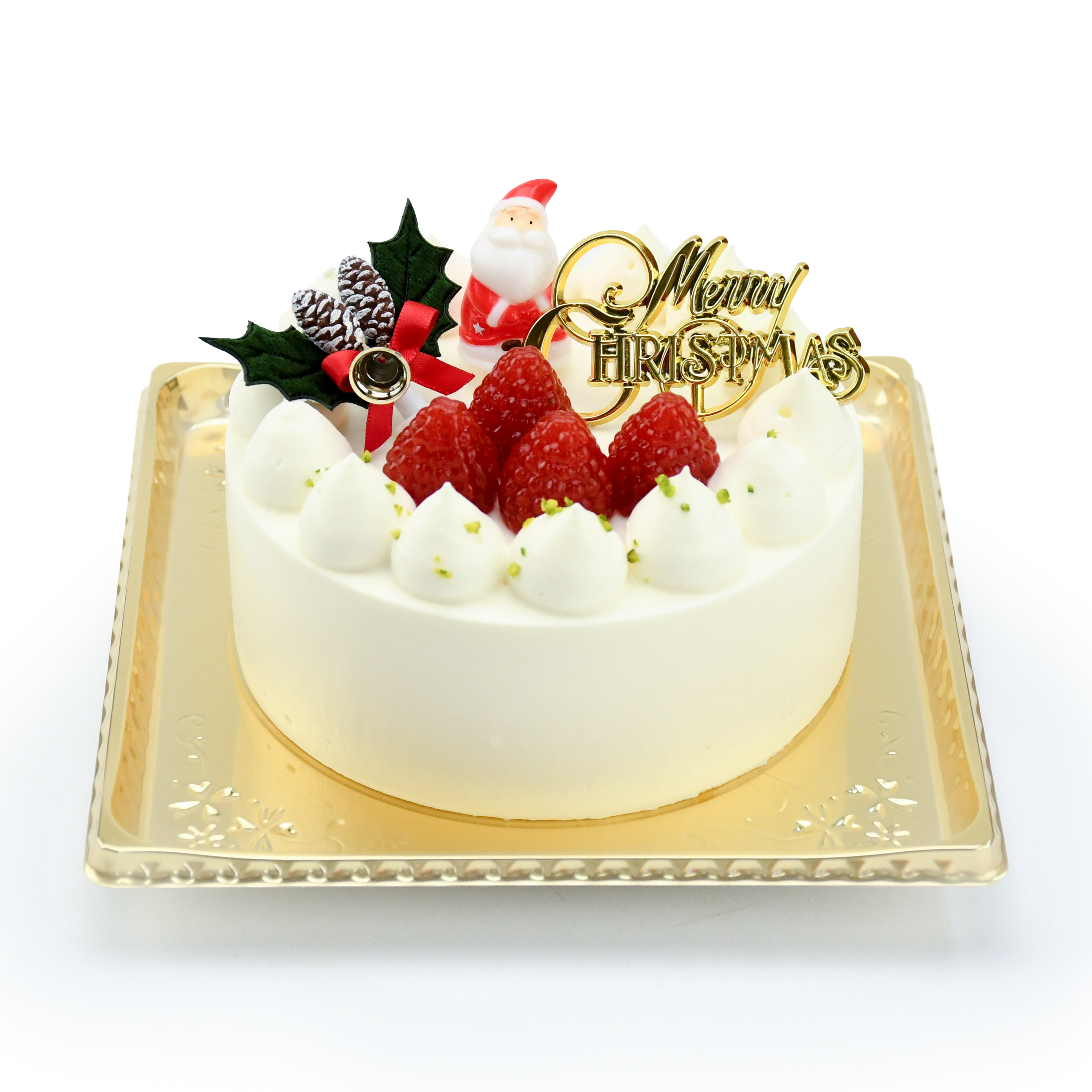 クリスマスケーキ苺ジュレデコレーション 4号