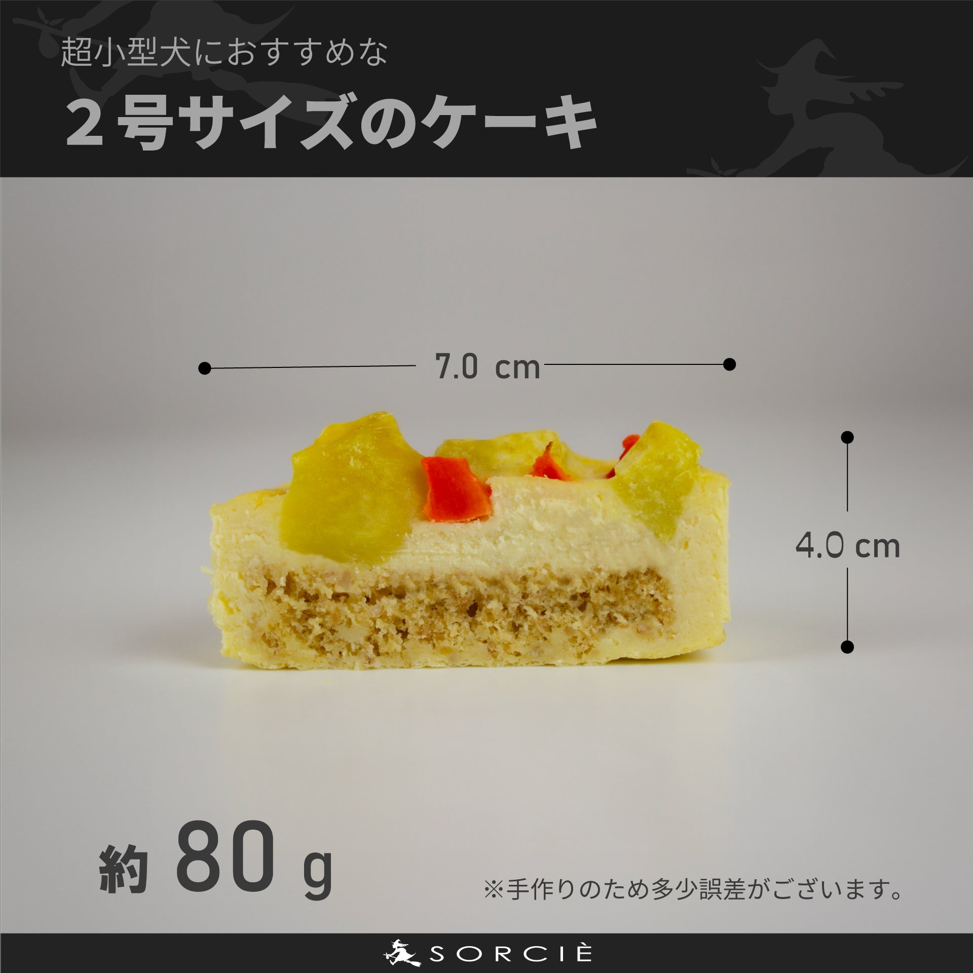 犬用ベイクドチーズケーキ（ボーンクッキー付）