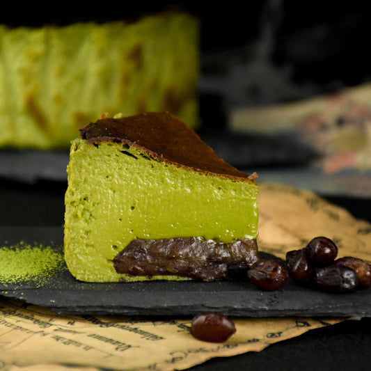 山茶の バスクチーズケーキ 「 抹茶 の深淵」 4号サイズ