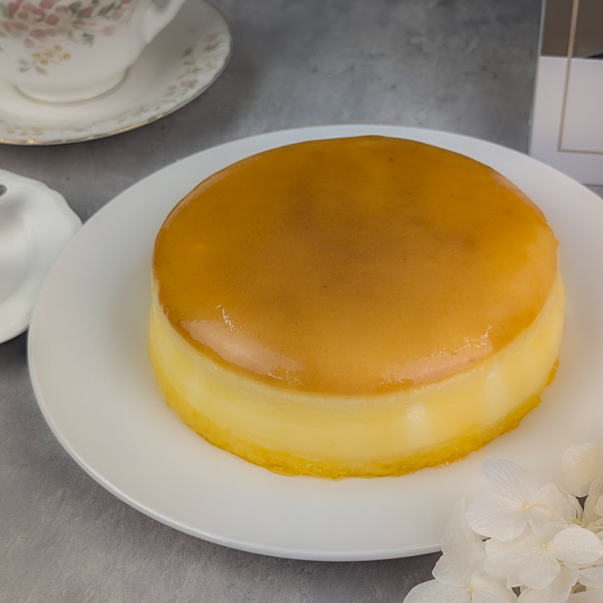 満月のスフレチーズケーキ