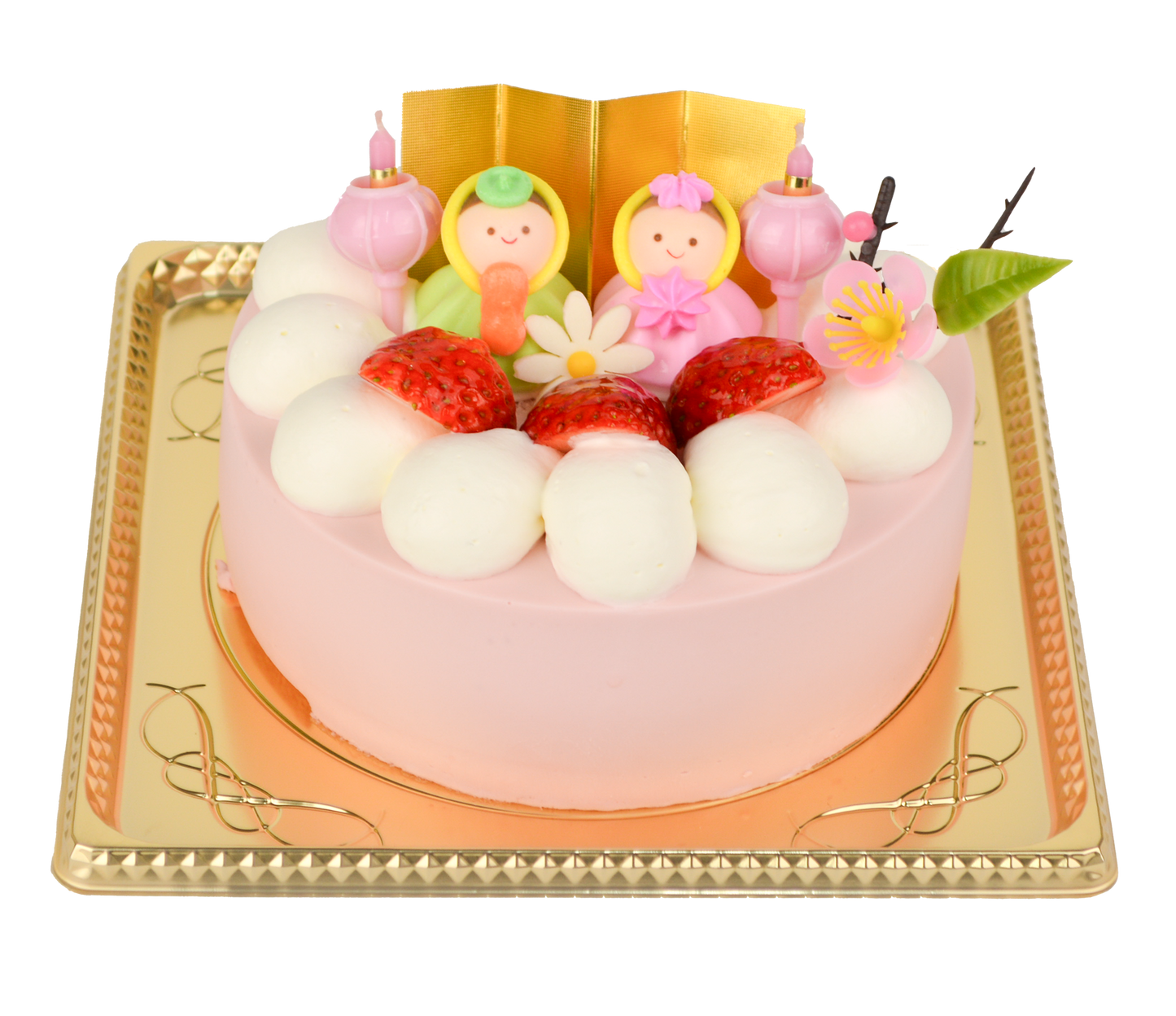 【店舗受取】ひな祭りケーキ （ 4号 13.5cm 2人～4人分 ）