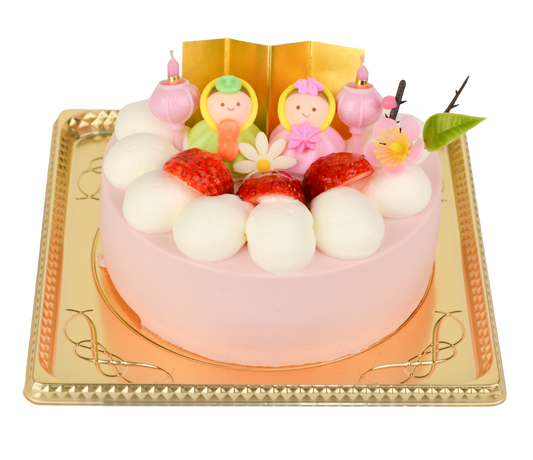 【店舗受取】ひな祭りケーキ （ 4号 13.5cm 2人～4人分 ）
