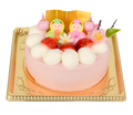 ひな祭りケーキ （ 4号 13.5cm 2人～4人分 ）