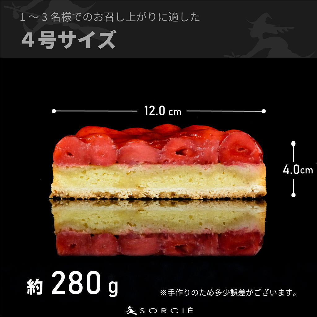 クリスマスケーキ 2025 苺のコンポートタルトケーキ