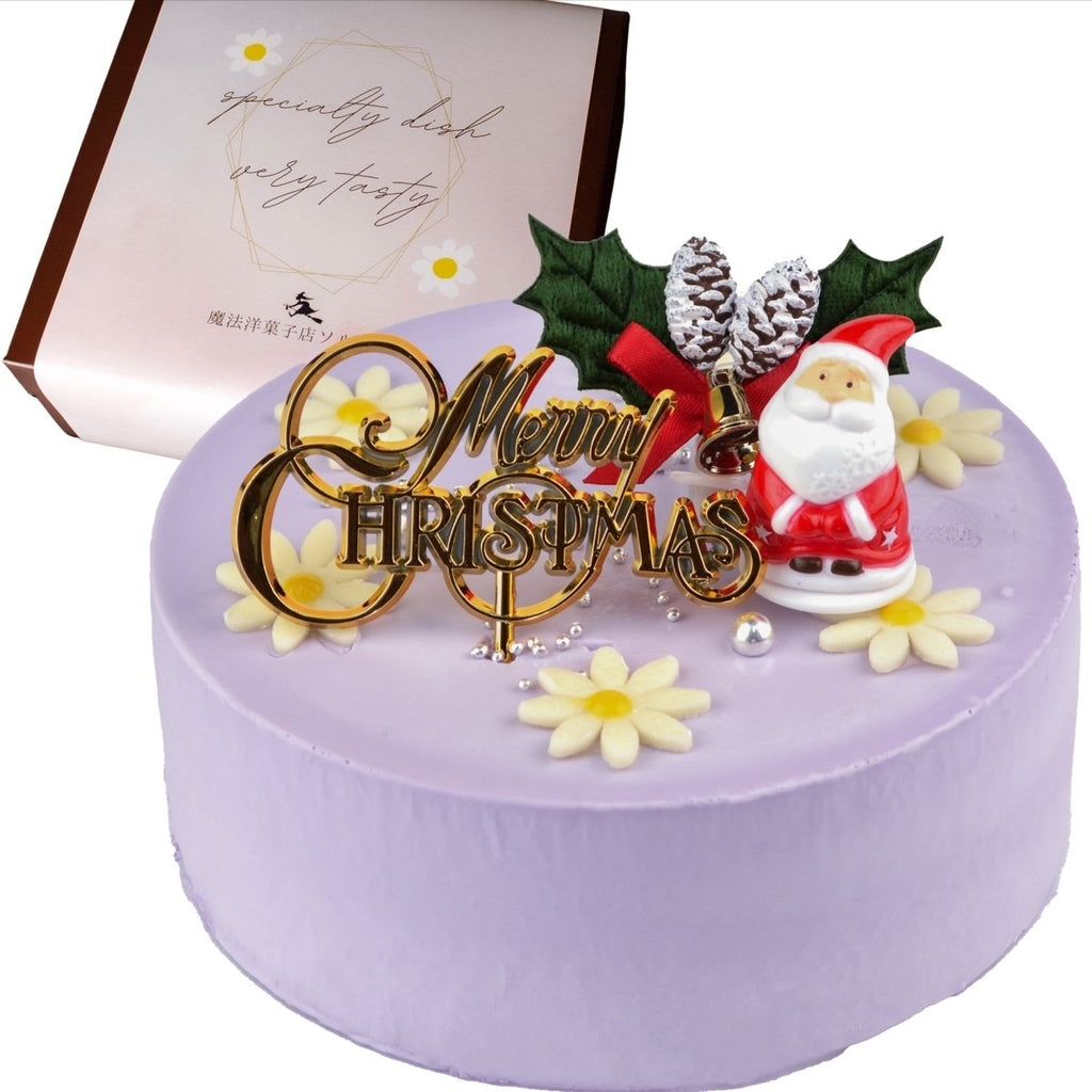 クリスマスケーキ 2025 センイルケーキ パープル - 魔法洋菓子店ソルシエ