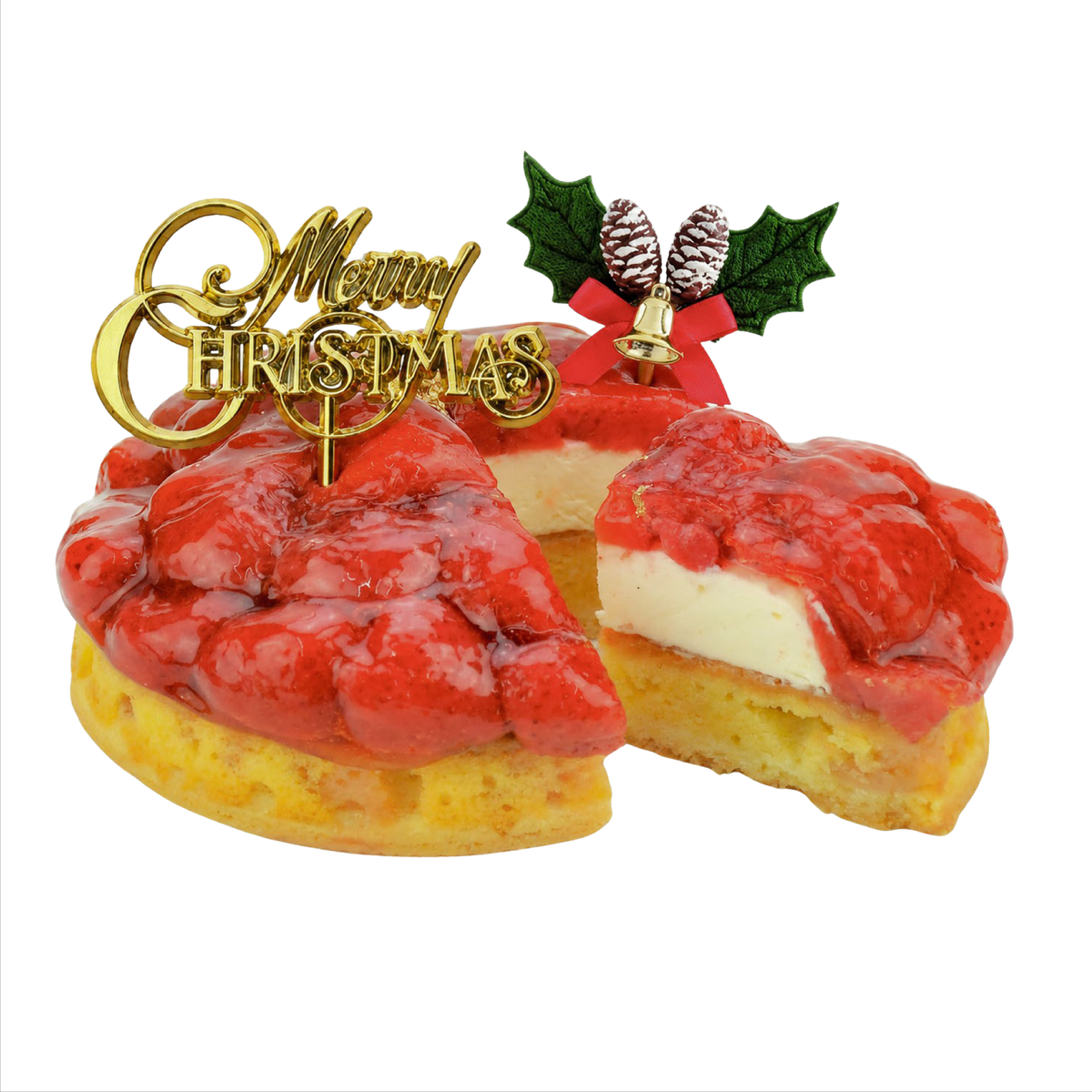 クリスマスケーキ 2026 苺のコンポートタルト（カスタードクリーム仕立て）