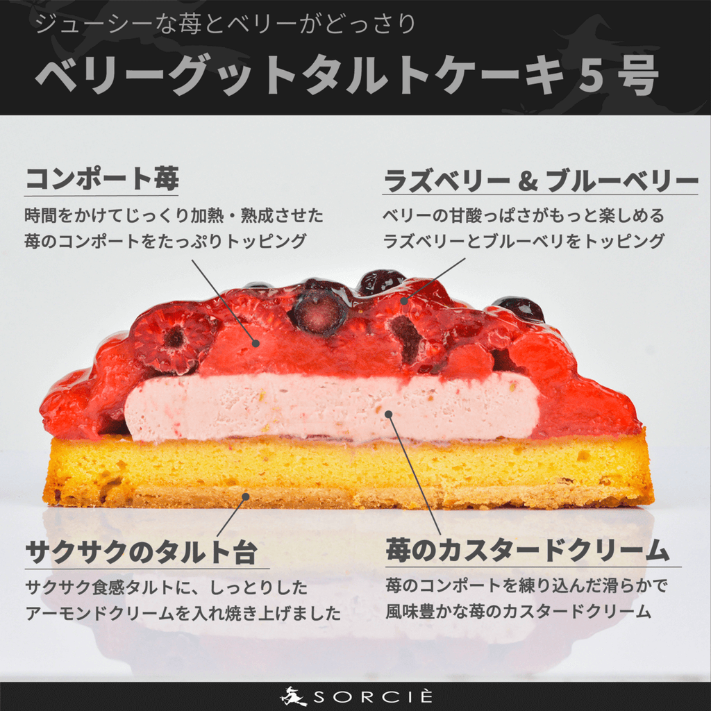 ベリーグッドタルト（カスタードクリーム仕立て）