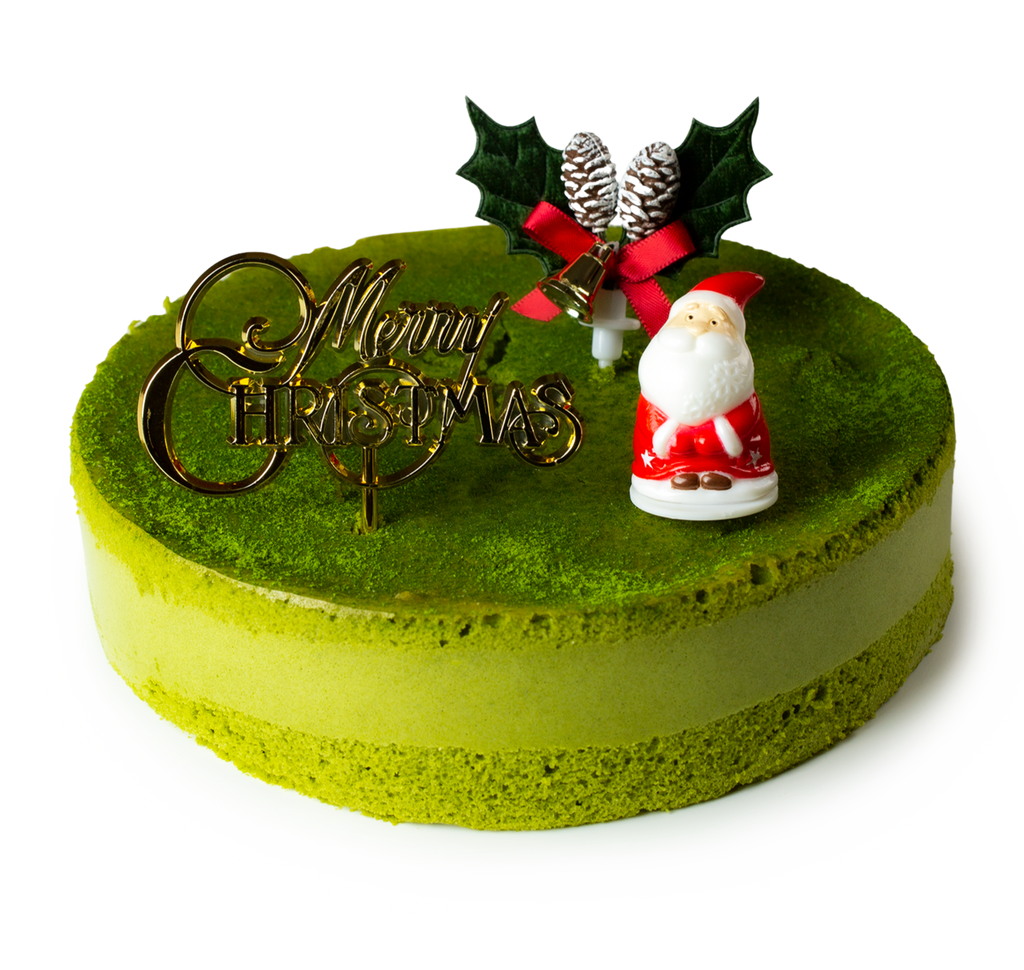 クリスマスケーキ 2025 抹茶ベイクドチーズケーキ （餡餅クリーム仕立て）