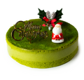 クリスマスケーキ 2025 抹茶ベイクドチーズケーキ （餡餅クリーム仕立て）