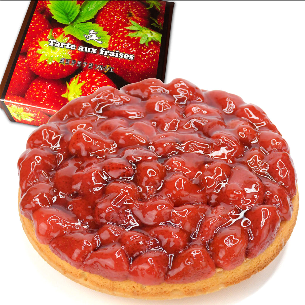 苺のコンポートタルトケーキ6号サイズ