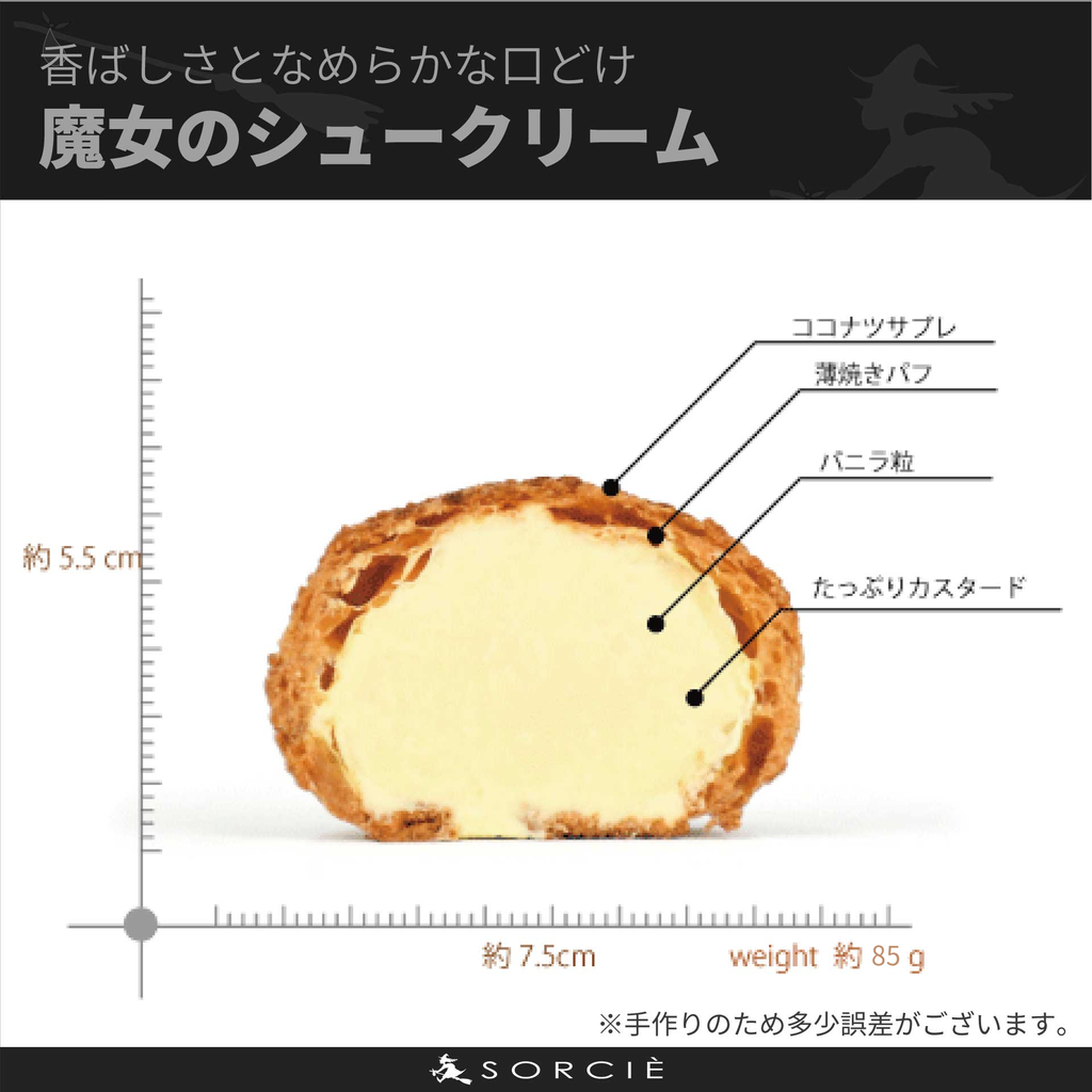 魔女のシュークリーム