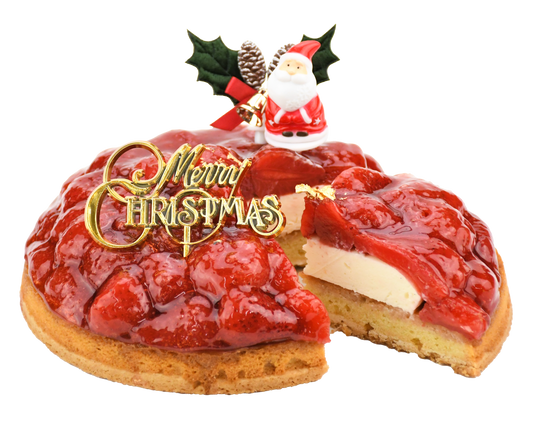 クリスマスケーキ 2025 苺のコンポートタルト（カスタードクリーム仕立て）