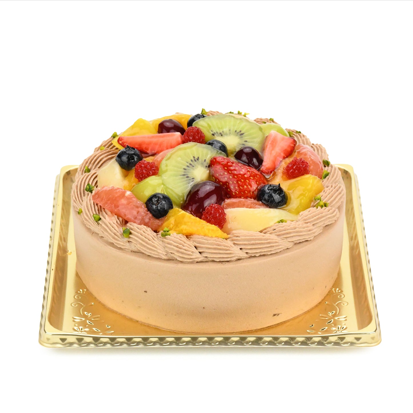 【店舗受取限定】季節のフルーツデコレーション（チョコ）