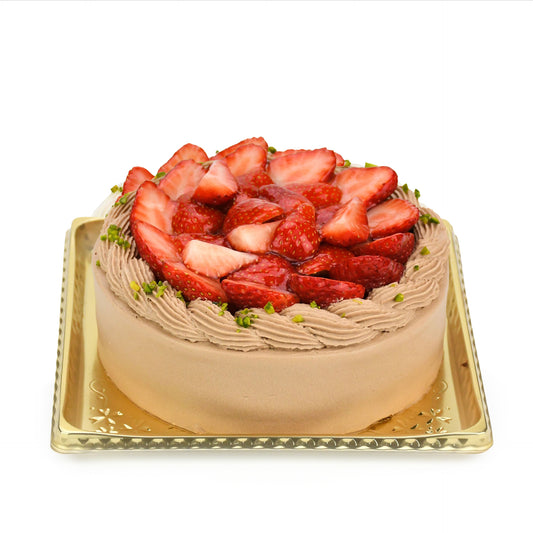 【店舗受取限定】苺デコレーションケーキ（チョコ）