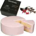 クリスマスケーキ 2025 デコるだケーキ（簡単手作りケーキベース） ピンク - 魔法洋菓子店ソルシエ