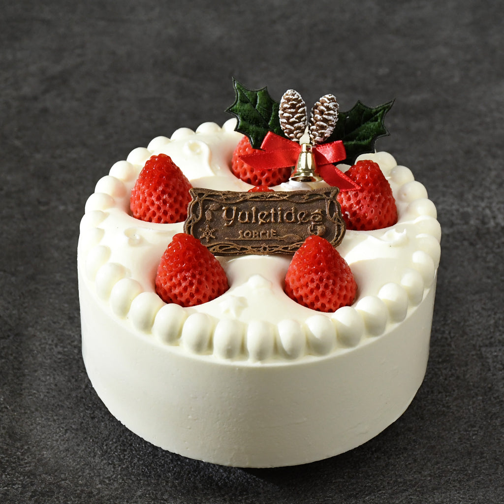 クリスマス苺ジュレデコレーションケーキ 4号サイズ