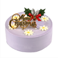 クリスマスケーキ 2026 センイルケーキ パープル