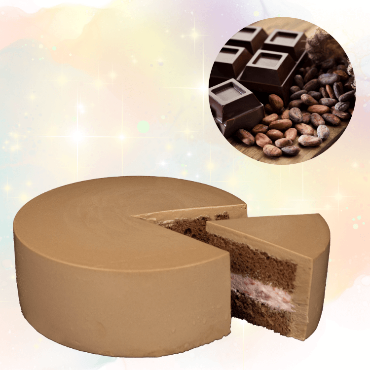 デコるだケーキ ブラウン（チョコ） – 本格カカオチョコレート