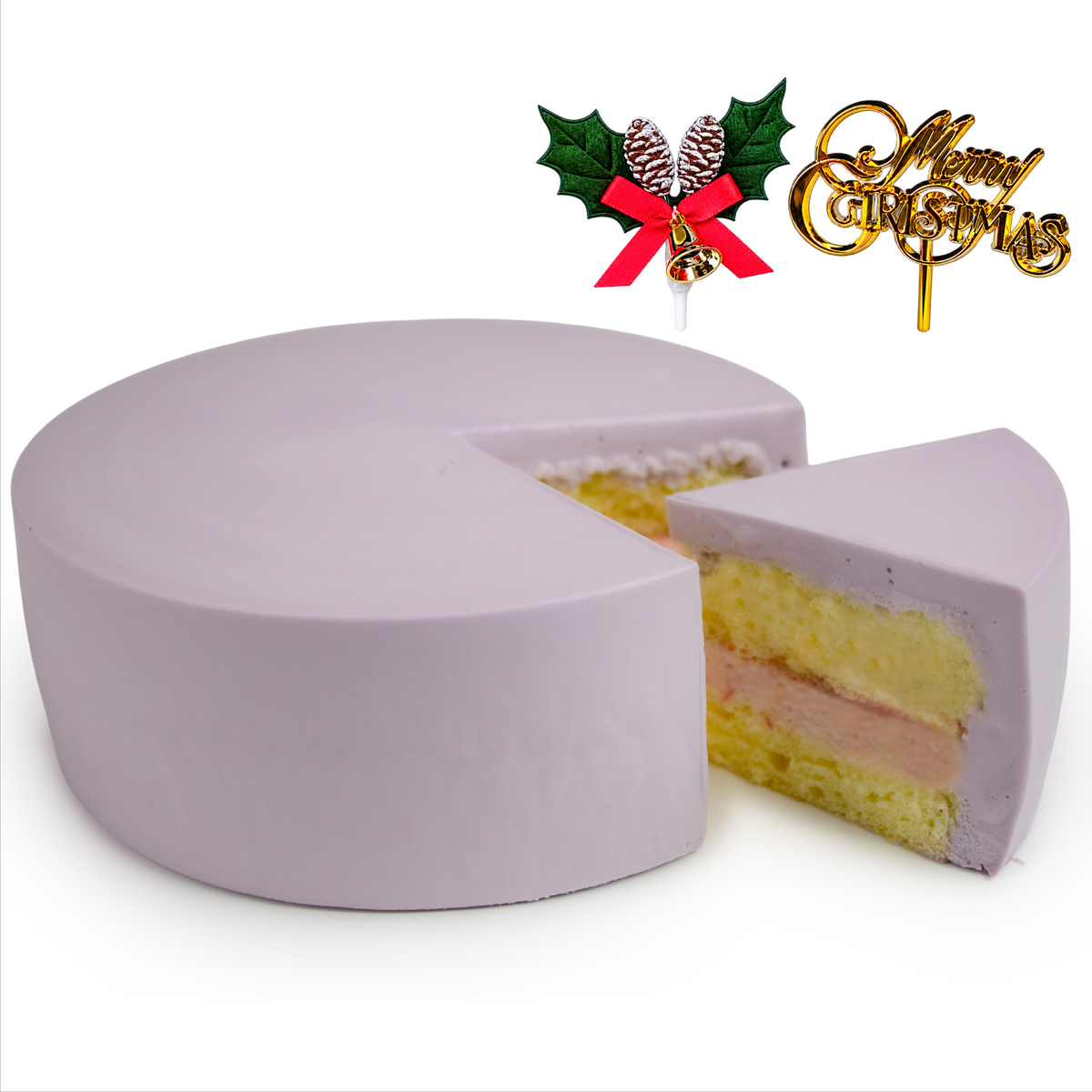 デコるだケーキ（簡単手作りケーキベース） パープル