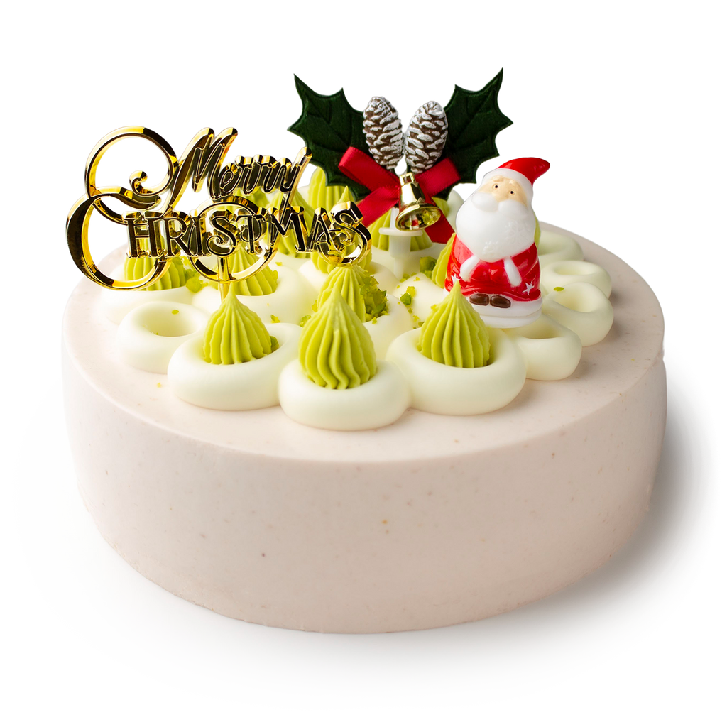 クリスマスケーキ 2025 ピスタチオ＆苺クリームデコレーション
