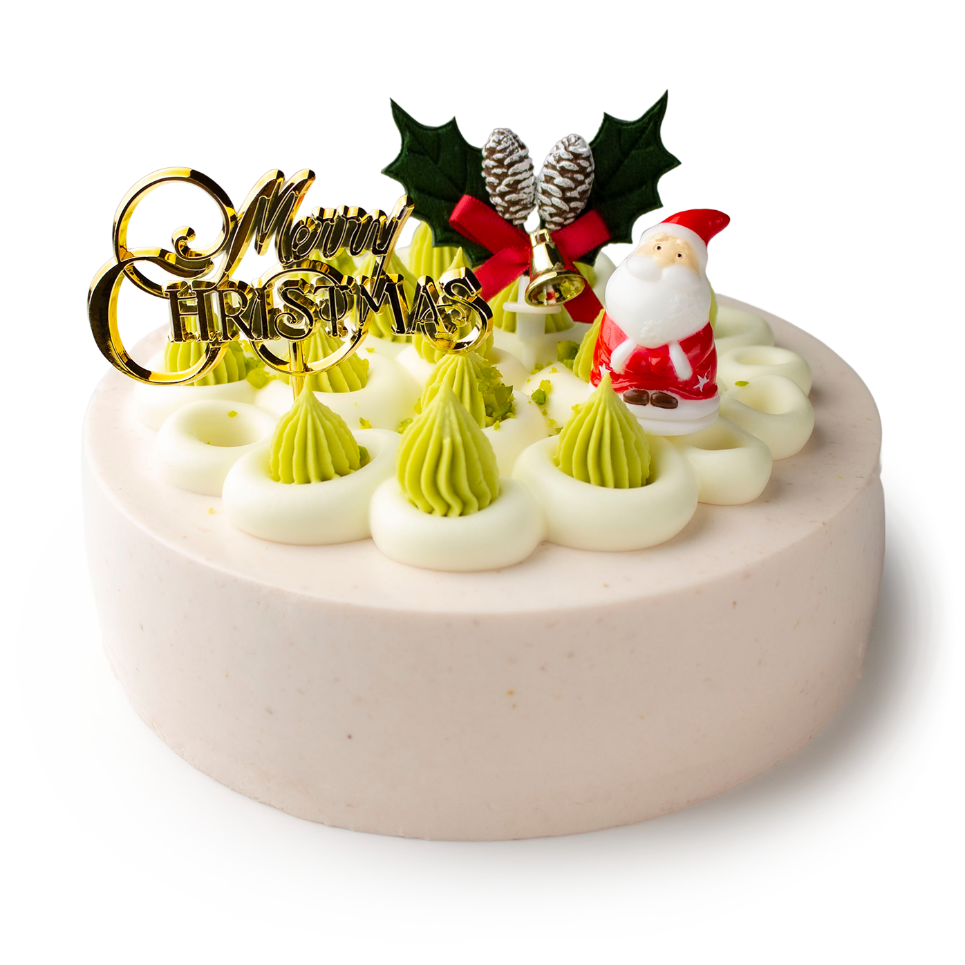 クリスマスケーキ 2025 ピスタチオ＆苺クリームデコレーション